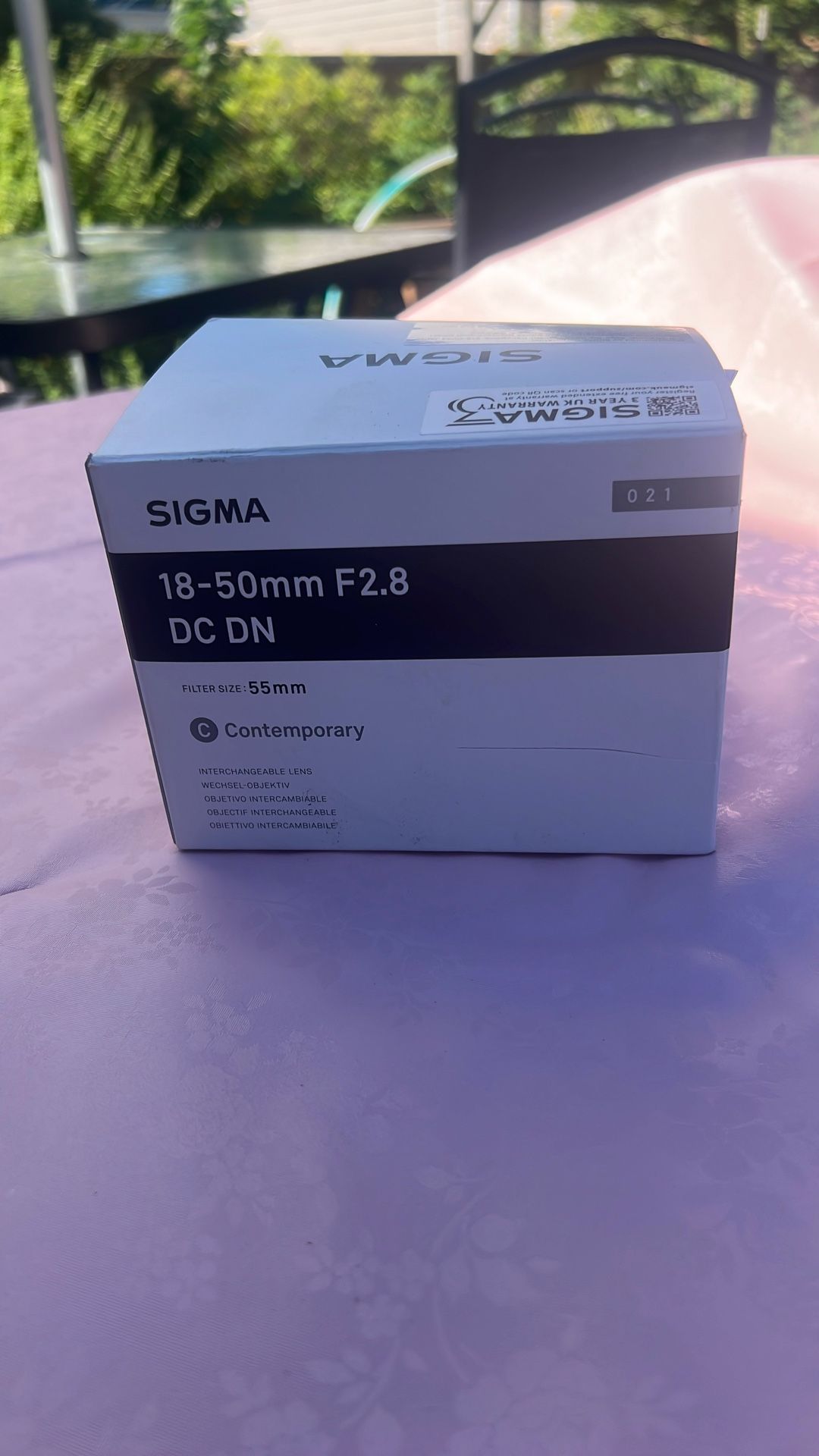 Sigma 18-50mm F2.8 DC DN (Filter Size 55mm) For SONY E-mount