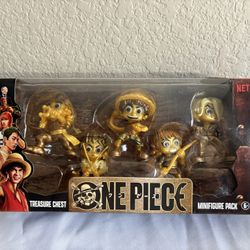 Netflix One Piece Gold Mini Figures New