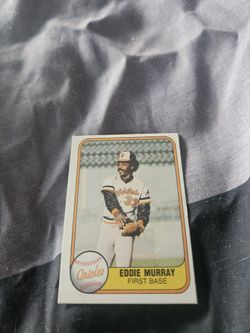 1981 Fleer Eddie Murray Baseball Card 