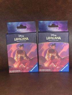 Disney Lorcana Card Sleeves 2-Pack Aladdin