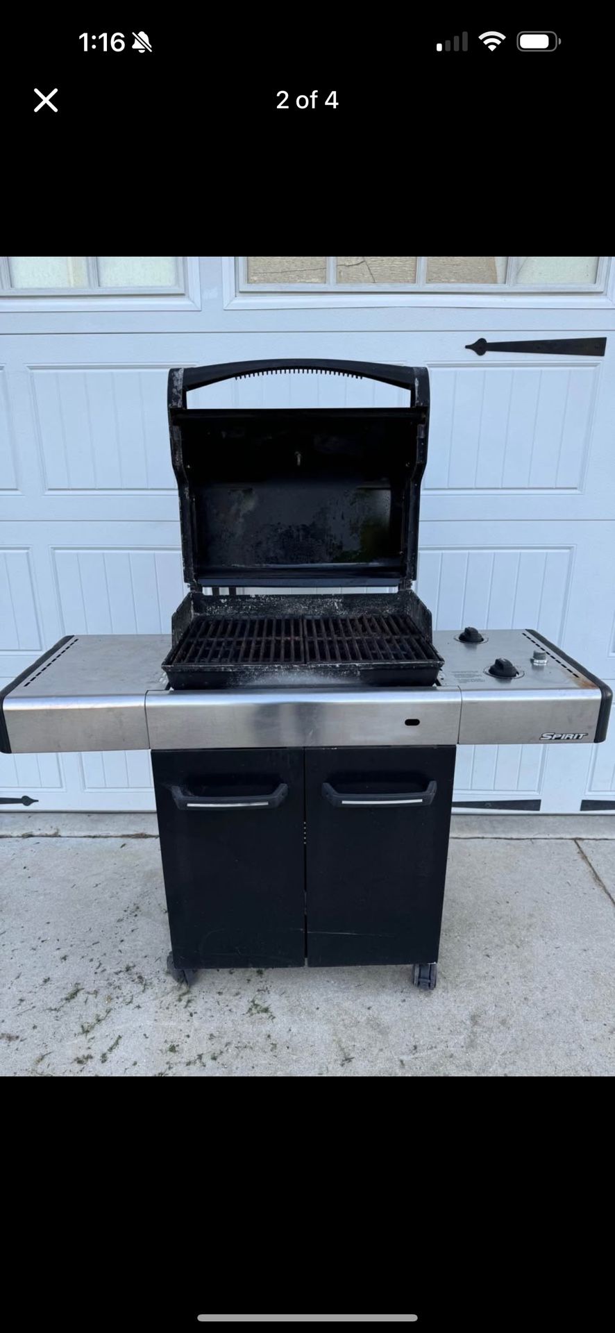 Pickup today! Webber propane BBQ