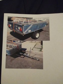 Combi-camper tent trailer