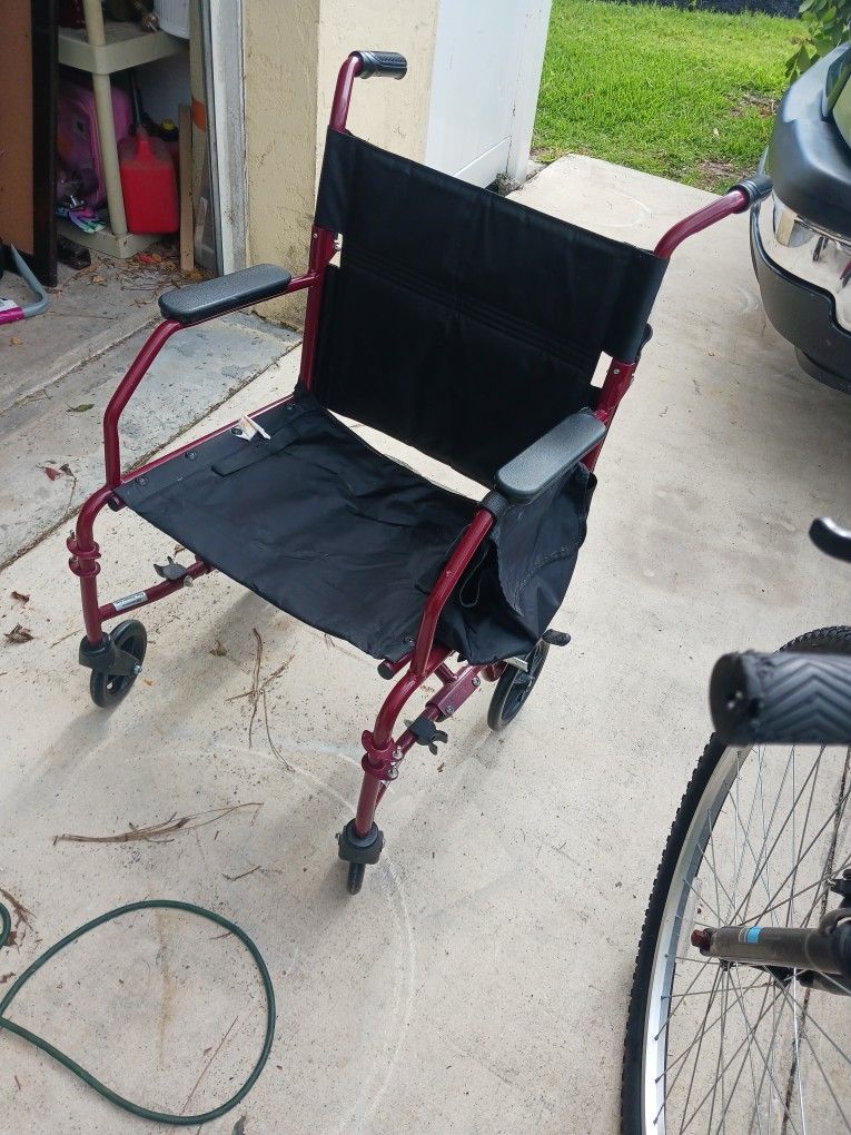 Drive Transport Chair Great Condition 24 Firm