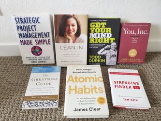 Assorted Self Help books