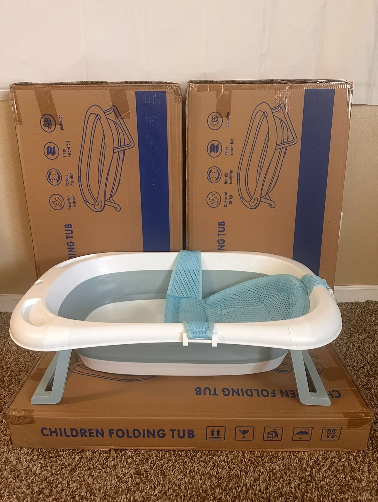 Brand New Baby Shower Tub In The Box / Nueva Tinita