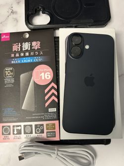 iPhone 16 128GB Black T-Mobile/Metro Locked Good Condition (Free Accessories)