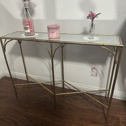 Mirror Console Table