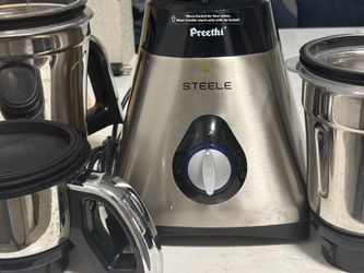 Preethi Steele Mixer Grinder with 3 Jars – Excellent Condition
