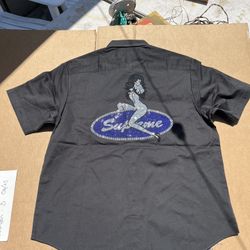 Supreme Rhinestone Work Shirt 