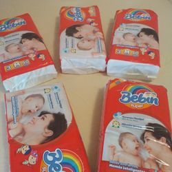 HIPO ALERGICOS  "" LOT 200  DIAPER BEBIN SIZE 3 ""