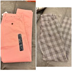 Brand New Men’s J Crew Dress Pants 31x32. Men’s Plaid Dress Pants From Nordstrom 30x32. $15 each