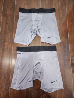 Nike Pro Men's Dri-FIT Fitness Shorts (Smoke Grey/Black) - Size Medium