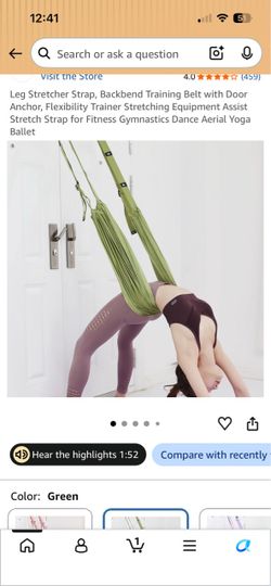 Aerial Yoga Stretch Assist Strap