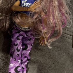 Monster High Clawdeen Wolf  Doll Sleepover Barbie Doll 