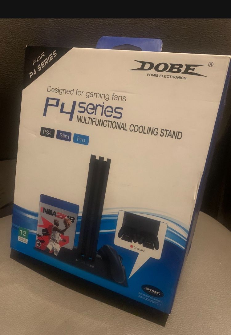 Cooling Fan Station & Control Charging Base For PS4