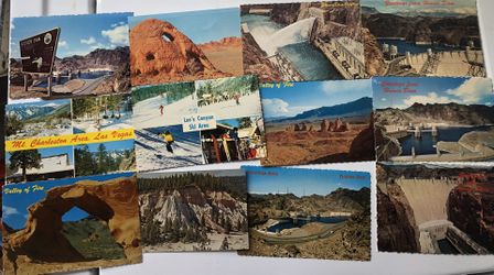 VINTAGE LAS VEGAS POSTCARDS-OVER 50 of them!!!!