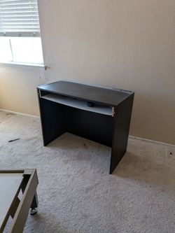 Black desk