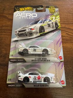 Hot Wheels Premium Aero Styles 2-Car Set
