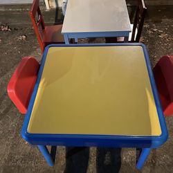 Vintage Fisher Price Toddler Table And Chairs 