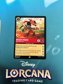 Disney Lorcana TCG (Mickey Mouse - Brave Little Tailor, Legendary) Make an Offer!