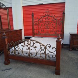 Queen Size Bedroom Set With Boxspring 