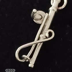 Vtg.sterling Silver " Fishing Pole" Charm