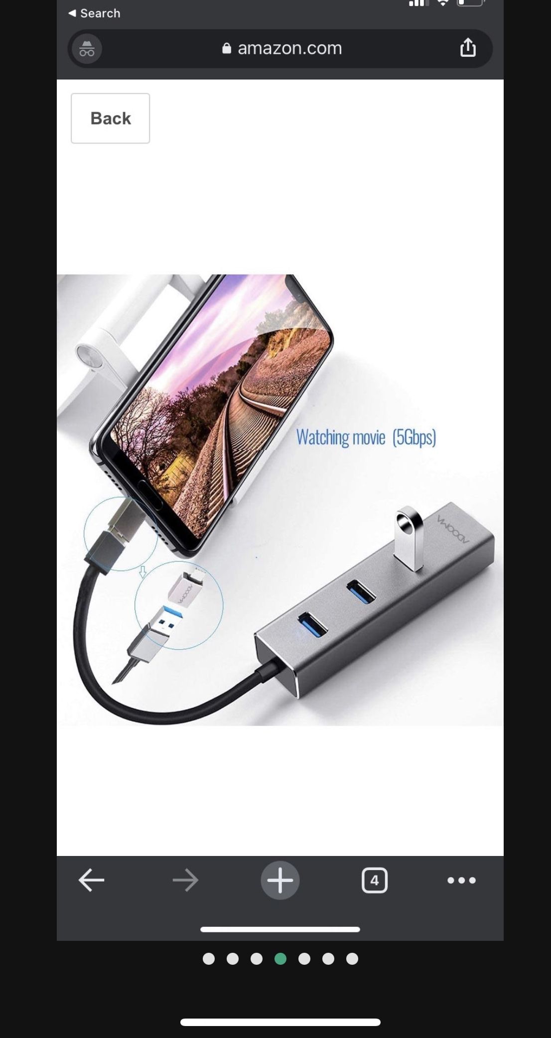 USB 3.0 Hub to Ethernet RJ45 LAN Adapter,ADOOMA Gigabit 1000Mbps USB C Ethernet Adapter for Chromebook,Tablets and Phones Grey