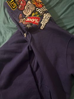 Supreme patch zip up