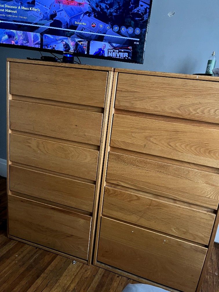 DRESSER AND COUCH ( SECTIONAL )