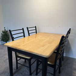 Dining Table with 4 chairs