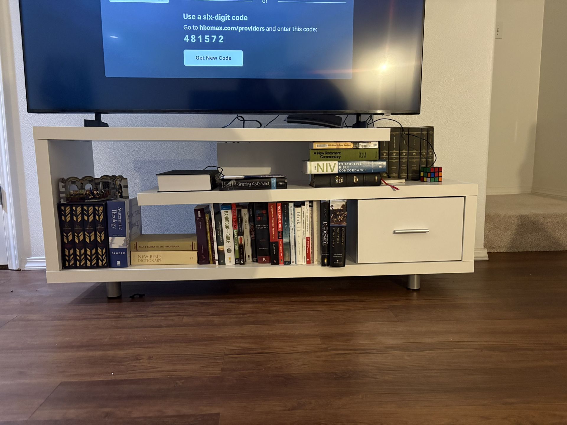 White Entertainment Center