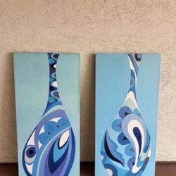 One Modern Abstract Painting Wall Art Picture Print (50 Each)