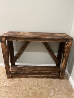 Entry way console table
