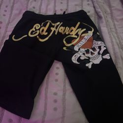Ed Hardy Low rise Sweat Pants