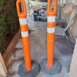 Safety Caution Tape Poles