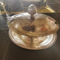 1940s US NAVY Soldered Silver Gravy Boat