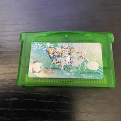 Pokemon Emerald Original GBA Cartridge - Fresh Battery