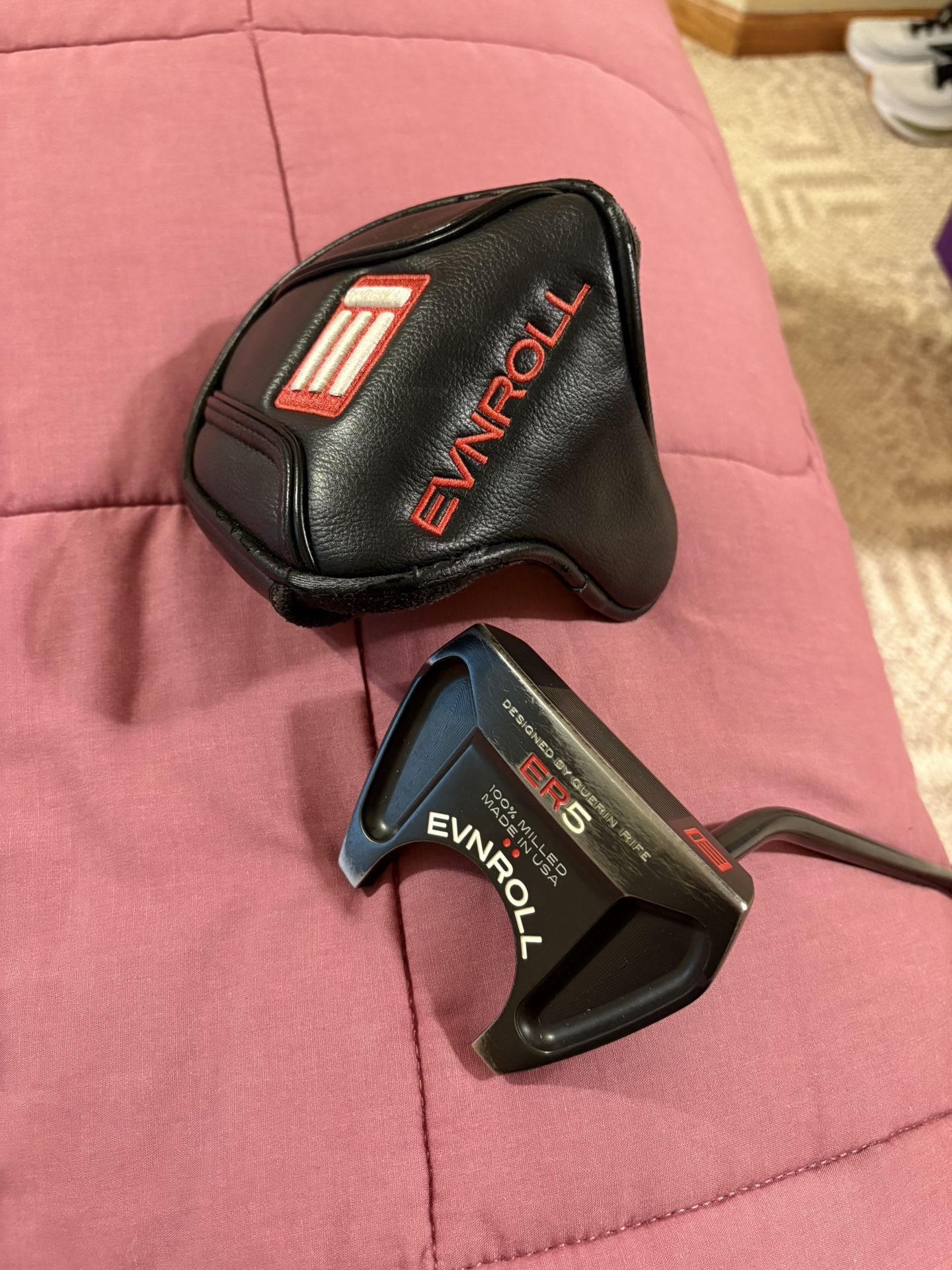 EVNRoll ER5 Putter 34” Black Head/Black Shaft Right Handed