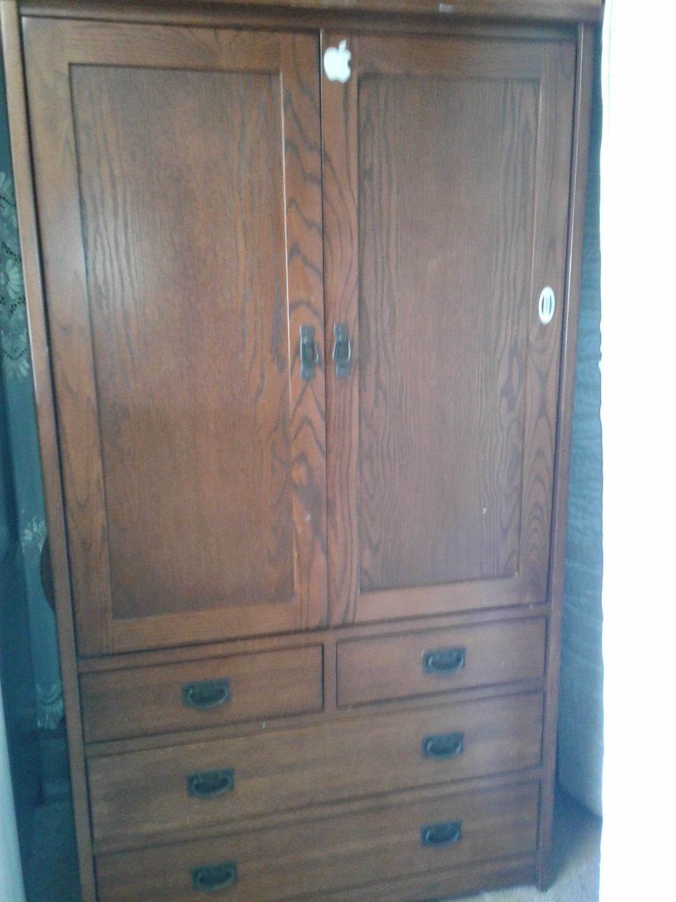 Wooden Dresser TV Cabinet