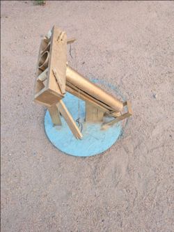 Home made Tennis grenade launcher