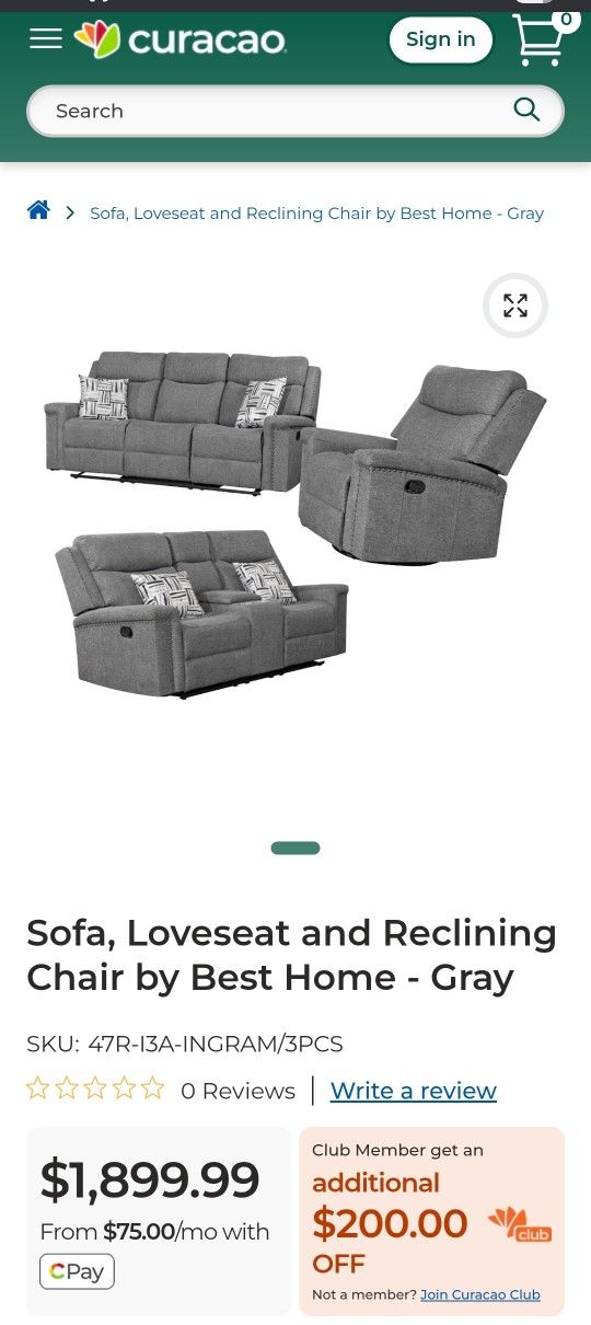 Recliners SOFA Set Of 2 