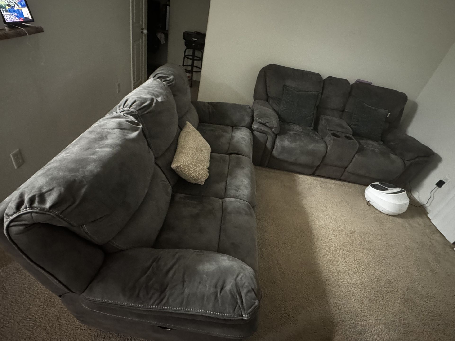 Reclining Sofa and Loveseat