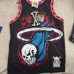 Kids Miami Heat LBJ &Wade Jersey