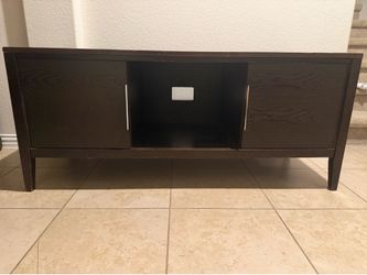 $60 Modern Dark Brown TV Stand / Media Console