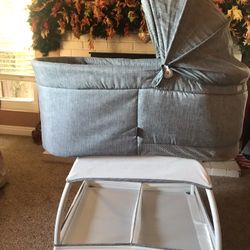 Gray Baby Bassinet $100 oBO