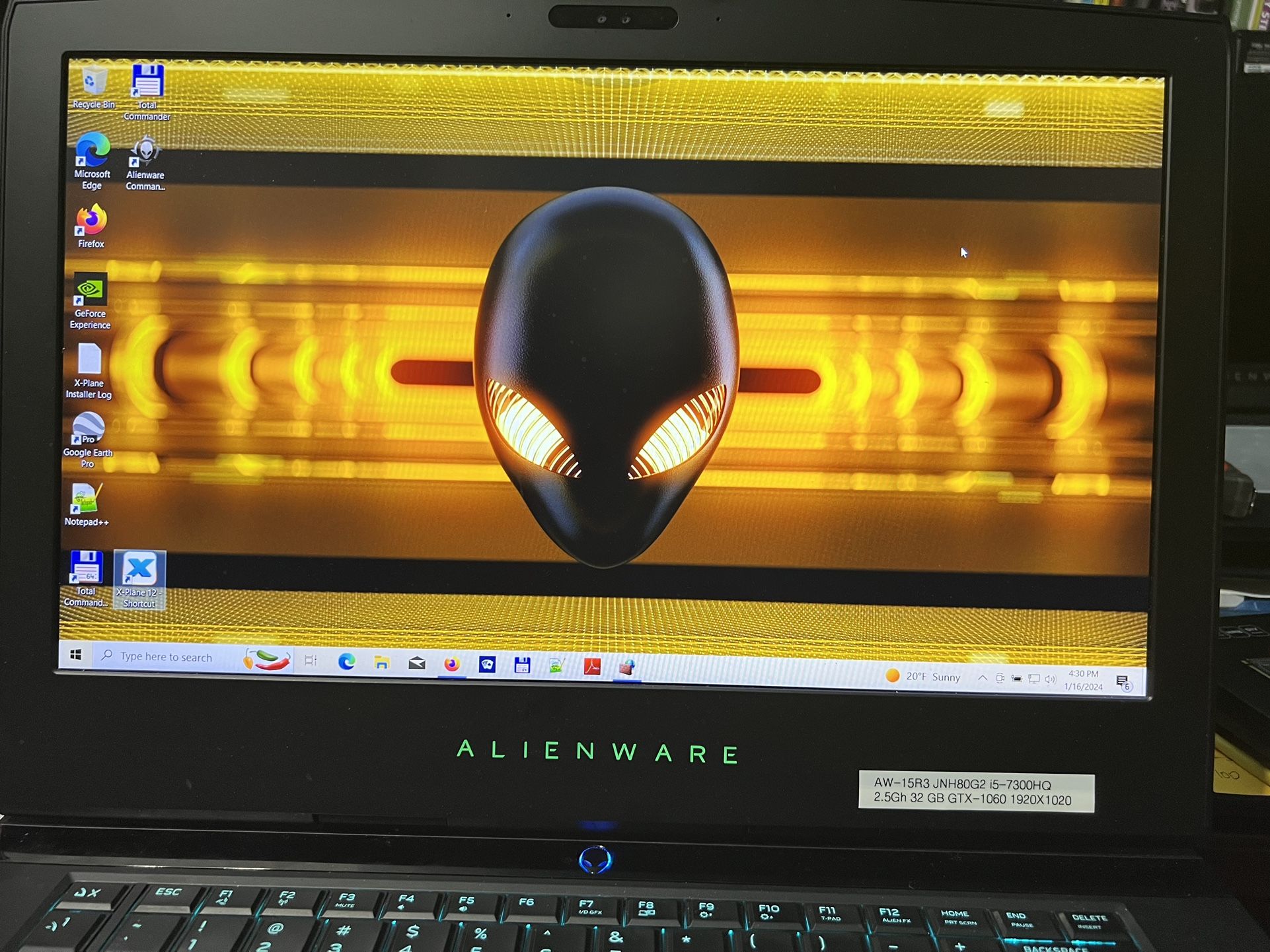Alienware 15-R3 $500
