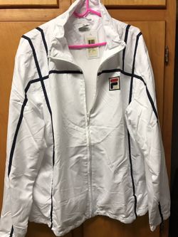 Fifa XL white peacoat windbreaker