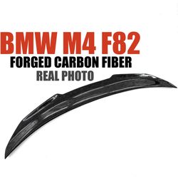 BMW M4 F82 PSM STYLE FORGED CARBON FIBER REAR TRUNK SPOILER