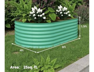 Galvanized Garden Planters