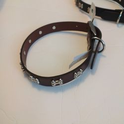 Leather Collar Top Paw 28-26" $16 Each